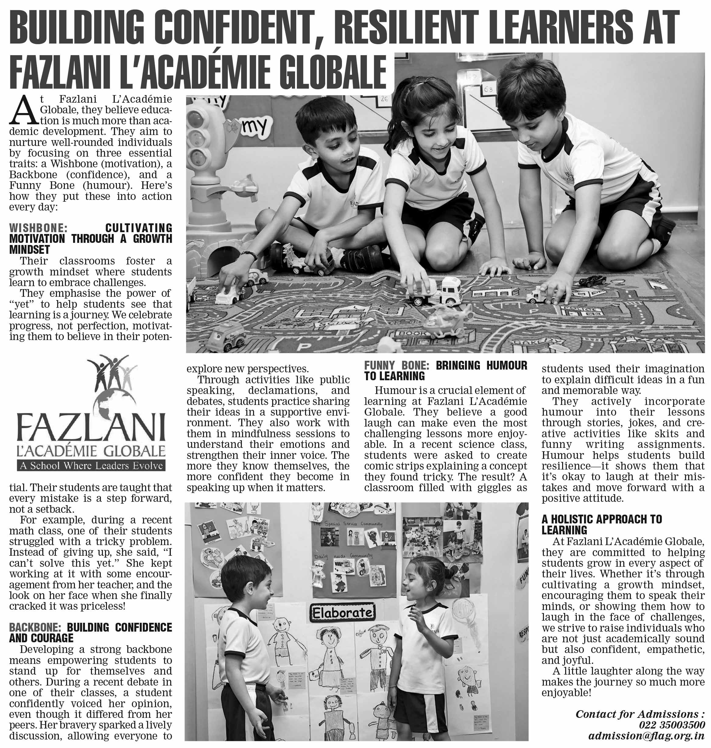 Fazlani Advert